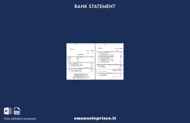 pagine di parole dell'estratto conto bancario delle regioni USA Tennesse in stil